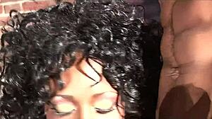 justice takes a huge black cock in her phat booty