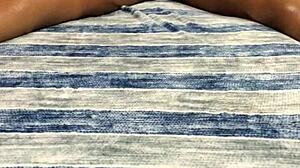 licking wet pussy and spreading thick black ass