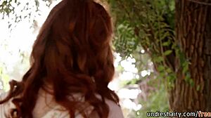 Lovely Redhead Lesbian Teen Seduced by Blonde Friend, Gets Her Bush Licked!