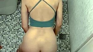 CCTV Captures School Toilet Orgasm of Shaking Girl