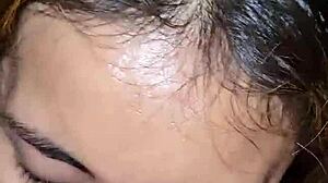 Man Cums in Mouth During Oral Session