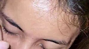 Man Cums in Mouth During Oral Session