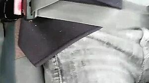 Mala gets daring with public flashing of her naked body outdoors