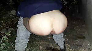 i caught stepmom pissing and masturbating outside