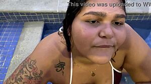 man, maria bbw at 20 sucked me off by the pool so good