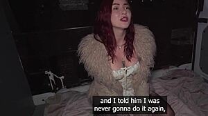 i, eva ray, beg forgiveness after cheating, enduring rough public sex in stockings