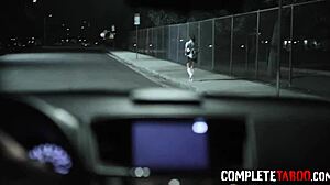 uniformed teen takes monster cock anal creampie