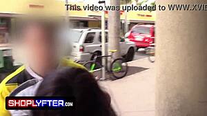 Office Teasing Turns Into Bent-Over Riding With Small Tits Shaved Pussy.