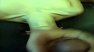 the slut gets fucked in the ass and then cleans my ass with her tongue