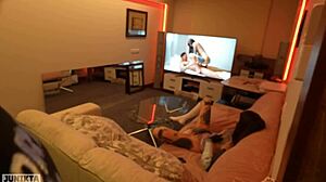 Misbehaving on Purpose to Get Punished by Stepfather with Deepthroat in Underwear