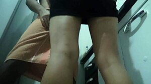 Sex With Naughty Cousin After Shower!