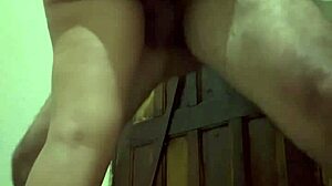 Latina Lifts Leg For Quick Pussy Fuck