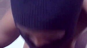 taking that chocolate stick all in