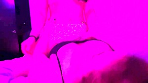 Big Tongue Sucking and Lesbian Kisses Before Bed