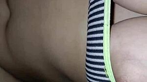 i got drilled by the pizza guy in my living room, his load all over my ass