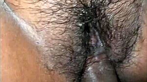 Hot Desi Babe Bent Over In Intense Doggystyle Handjob