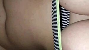 i got drilled by the pizza guy in my living room, his load all over my ass