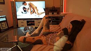 Misbehaving on Purpose to Get Punished by Stepfather with Deepthroat in Underwear