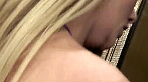 Paige teaches valentina to please older men with sexy blowjobs and facials