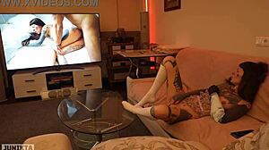 Misbehaving on Purpose to Get Punished by Stepfather with Deepthroat in Underwear