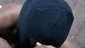 taking that chocolate stick all in