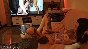 Misbehaving on Purpose to Get Punished by Stepfather with Deepthroat in Underwear