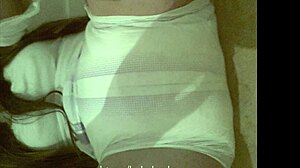 Kayla looks so cute in her wet diaper, my teen lover