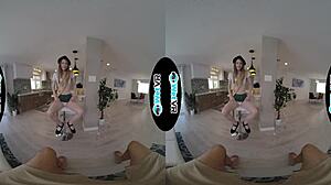 wetvr vr pov pounding girl scout with vibrator and creampie