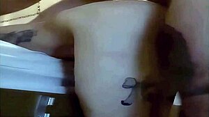 the slut gets fucked in the ass and then cleans my ass with her tongue