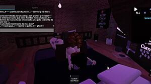 Intense session with Roblox BBC lover 😈
