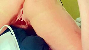 Face Down Orgasm With Hitachi Toy Close Up