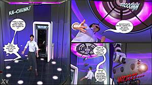 The new secretary in crossdressing attire