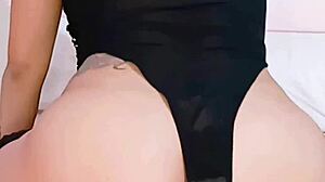 Horny Bluee Films Herself Masturbating Her Perfect Pussy With Dildo!