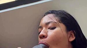 Feeling Torn While Sucking Stepbrother On Call With Boyfriend