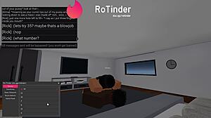 roblox slut gets fucked by big black cock