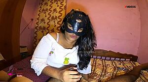 Indian milf delivers steamy happy ending in massage parlor sex