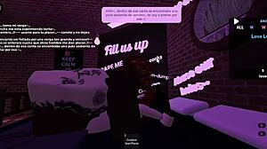 Intense session with Roblox BBC lover 😈