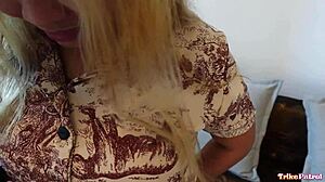 Trikepatrol foreigner pounds thick big booty blonde asian in hardcore big ass big cock cumshot pov bent over foreign doggystyle