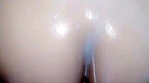 Arab wife shows off her hot ass and gets fucked hard by sexy milf lover.