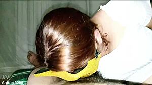 Hey, this latina amateur gave oral to a stranger who took her home for a deep suck and ride 😏