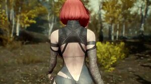 skyrim redhead solo masturbation