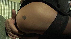 I swear, she blows the old man then touches herself watchin’ him screw his lady. Damn hot mess