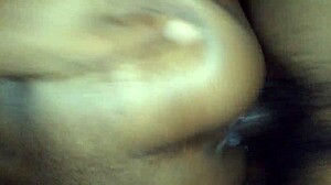 Fat Chocolate Pussy Pounded By Big Black Cock!