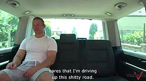 Wow, Cumshots All Over This Pick-Up Whore In The Van Backseat!