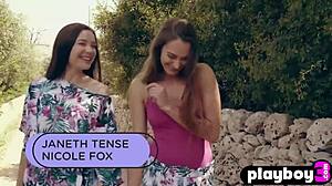 cute african lesbians janeth and nicole posing nude