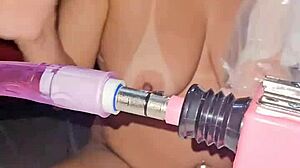 blonde milf teacher uses toys to give a sexy lesson in the classroom