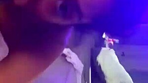 stepsister wrecked by stepbro's big cock in garage