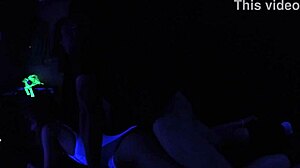 what’s up with carrie b and her blacklight deepthroat skills?