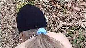 Female Slave Thrills In Forest Dogging Flash