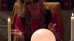 Holy Hell! Retro Milf Tarot in Three Swallows with Big Tits Fingering and Licking!